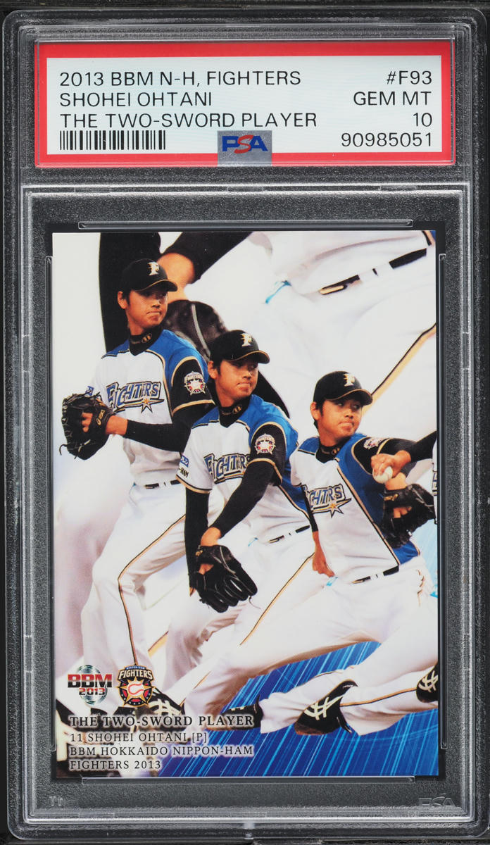 2013 BBM Hokkaido Nippon Ham The Two-Sword Player Shohei Ohtani ROOKIE PSA 10