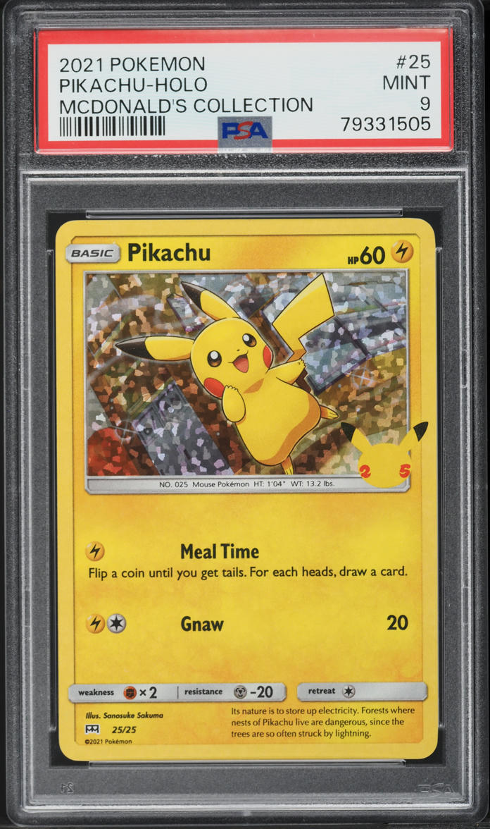 POKEMON ピカチュウ McDonald's PSA9 8枚 POKEMON ピカチュウ McDonald's PSA9 8枚 2025 マクドナルド
