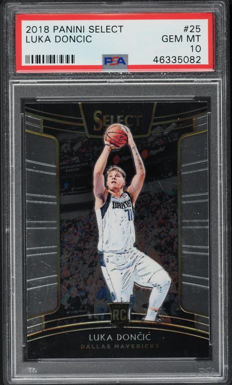 2018 Select Concourse Luka Doncic ROOKIE #25 PSA 10 GEM MINT on