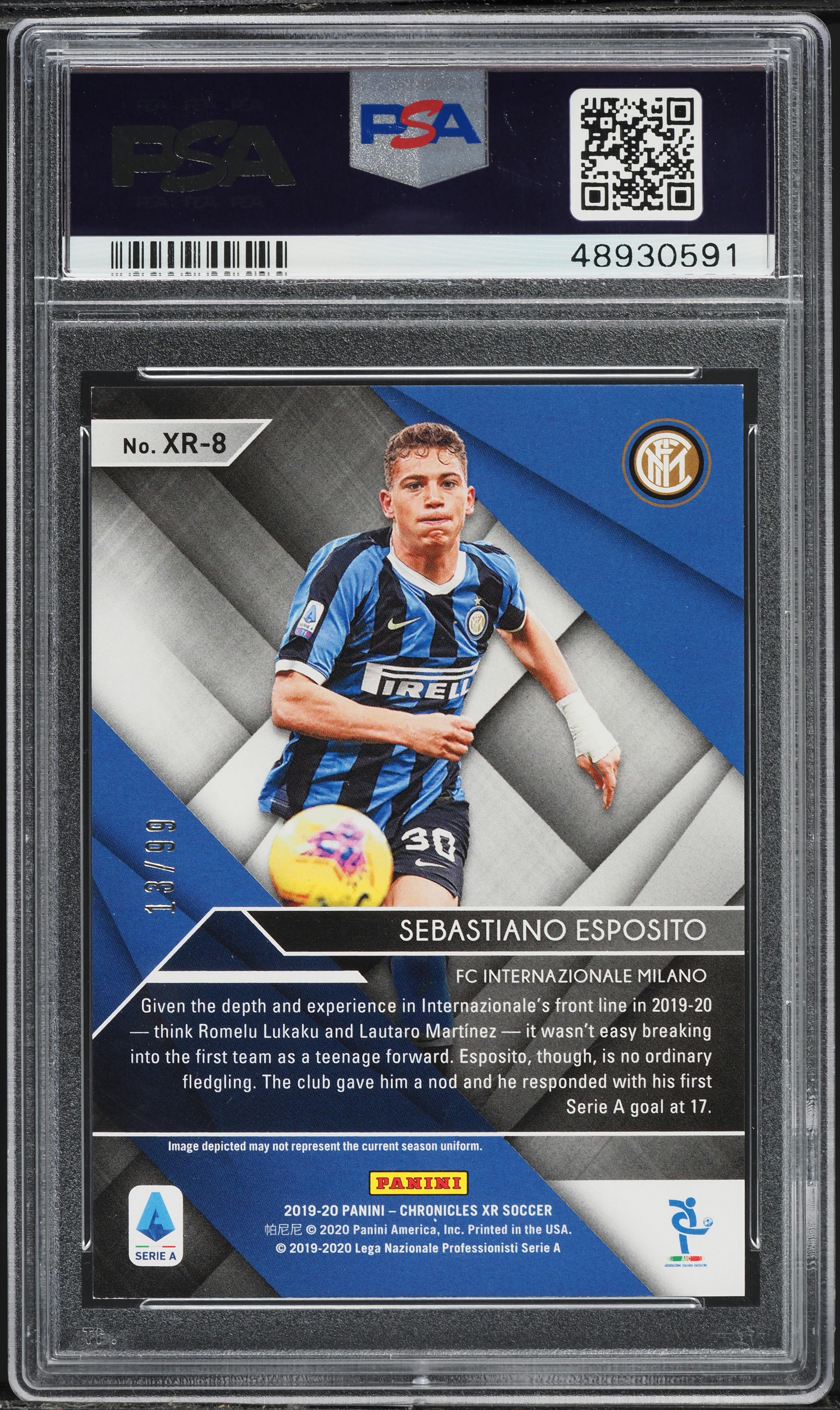 2019 Panini Chronicles XR Red Sebastiano Esposito ROOKIE /99 #XR8