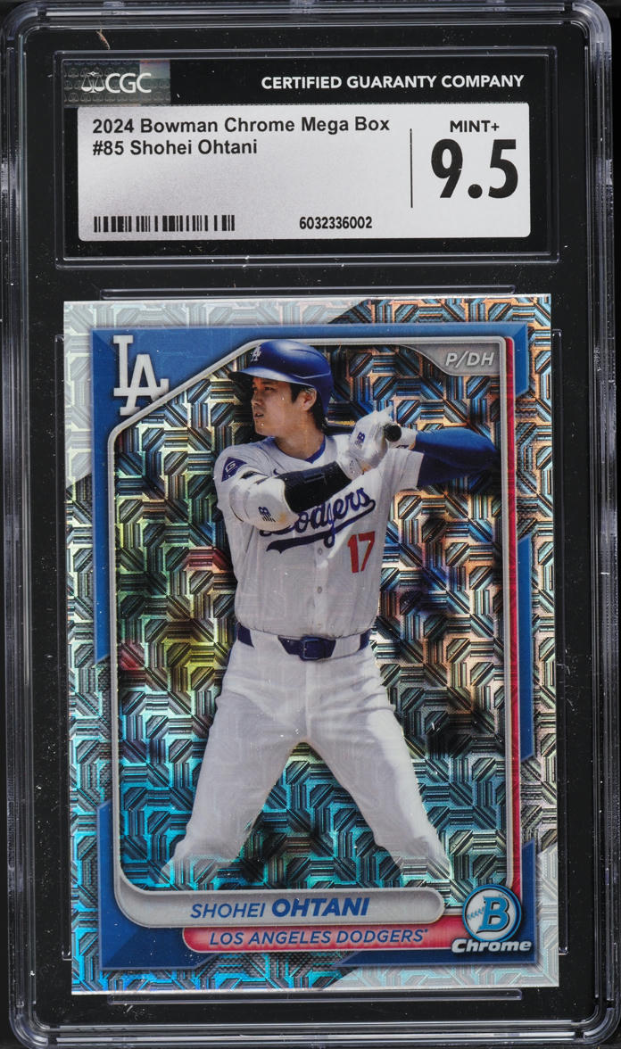 2024 Bowman Chrome Mega Box Shohei Ohtani #85 CGC 9.5 MINT+