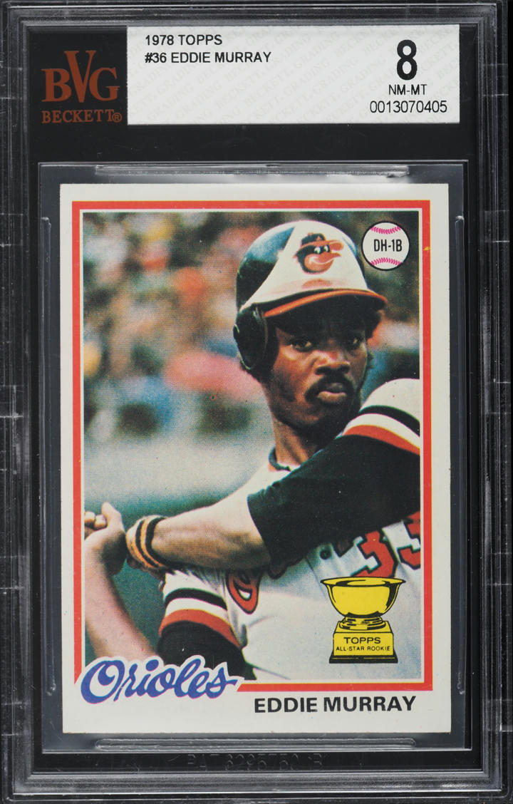 1978 Topps Eddie Murray ROOKIE #36 BVG 8 NM-MT