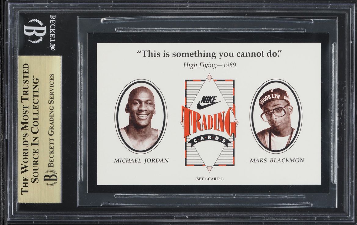 1991 Nike High Flying '89 Michael Jordan & Spike Lee #2 BGS 9.5 GEM MINT
