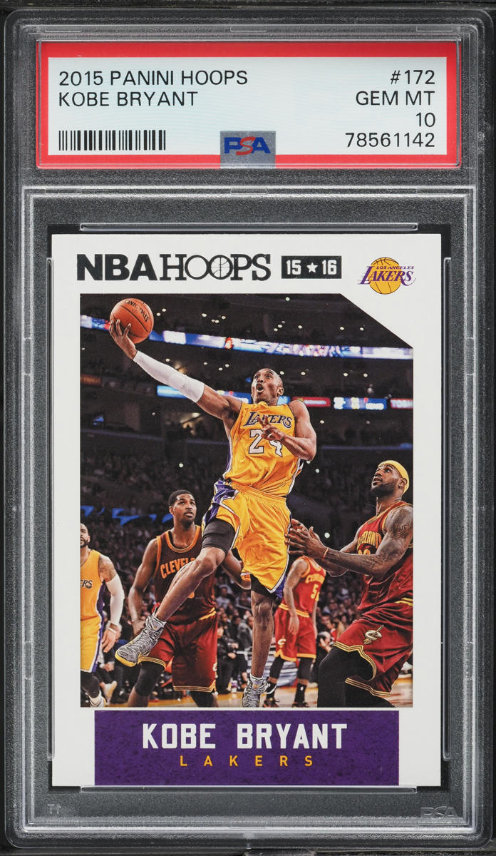 2015 Hoops Kobe Bryant #172 PSA 10 GEM MINT