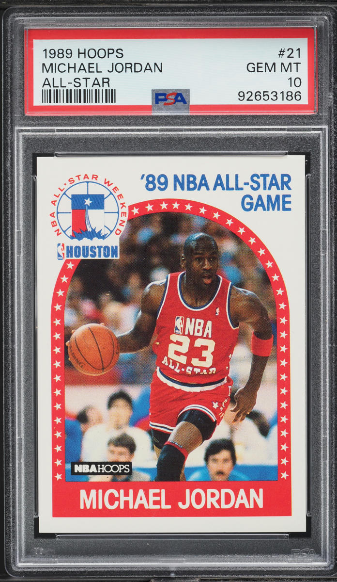 1989 Hoops Michael Jordan All-Star #21 PSA 10 | Card Ladder