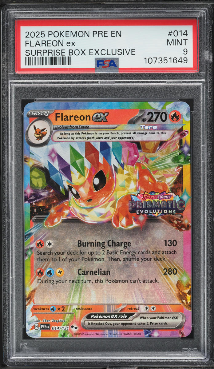 2025 Pokemon SV Prismatic Evolutions Surprise Box Exclusive