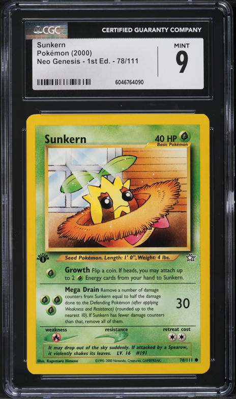 sunkern pokemon card value [Natta Wake] #191 Prices | Japanese Promo Grass Rarity Sunkern HP 40 Seed Bomb