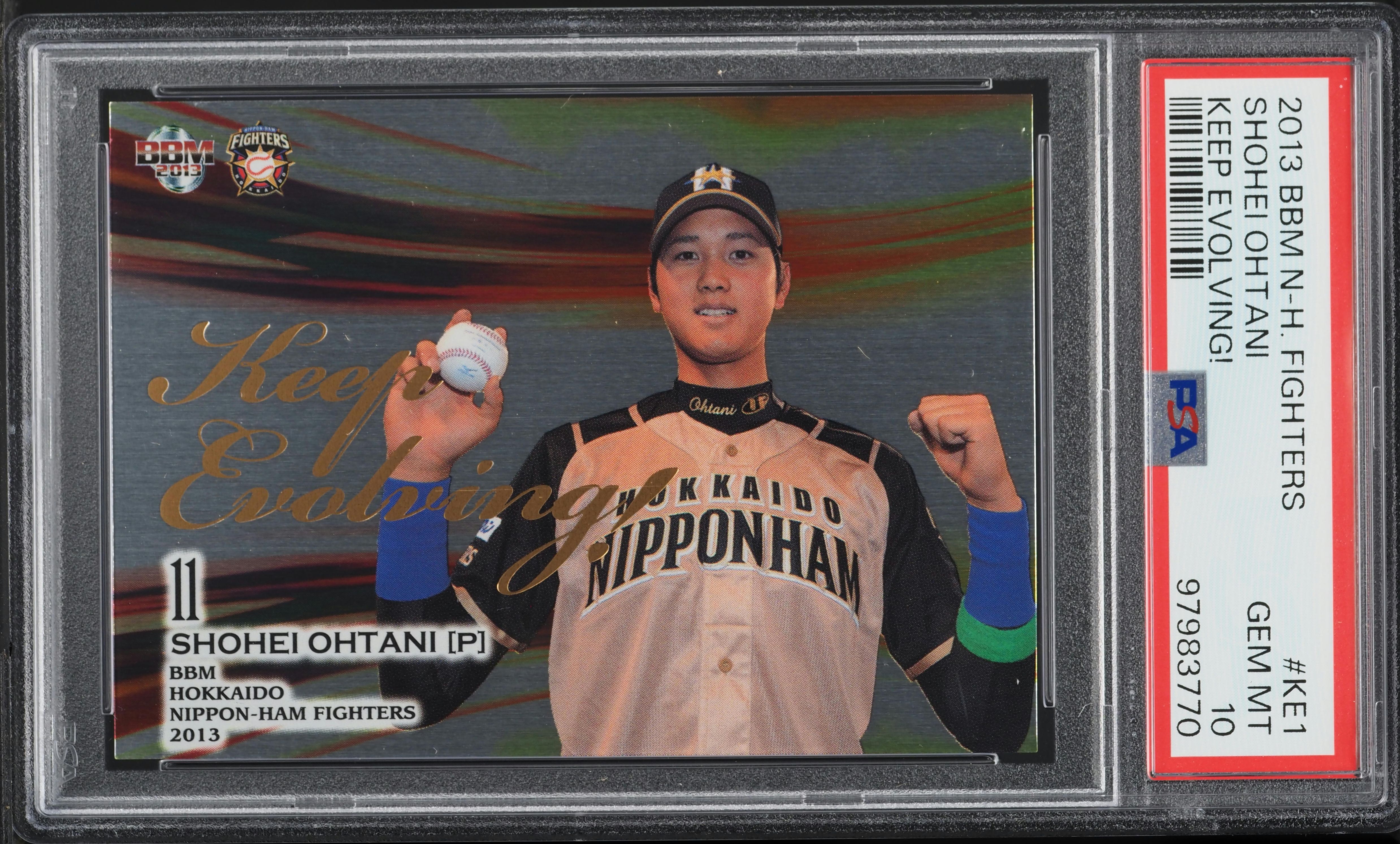 2013 BBM Hokkaido Nippon Ham Fighters Keep Evolving! Shohei Ohtani