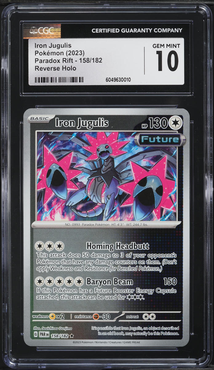 iron jugulis pokemon card value Amazon.com: Iron Moth - Iron Bundle - Iron Jugulis - Paradox Rift - Future  Pokemon - 3 Card Lot main image 1