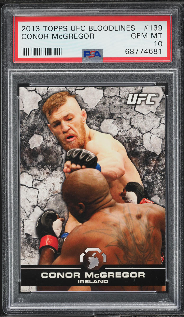 2013 Topps UFC Bloodlines Conor McGregor ROOKIE #139 PSA 10 GEM