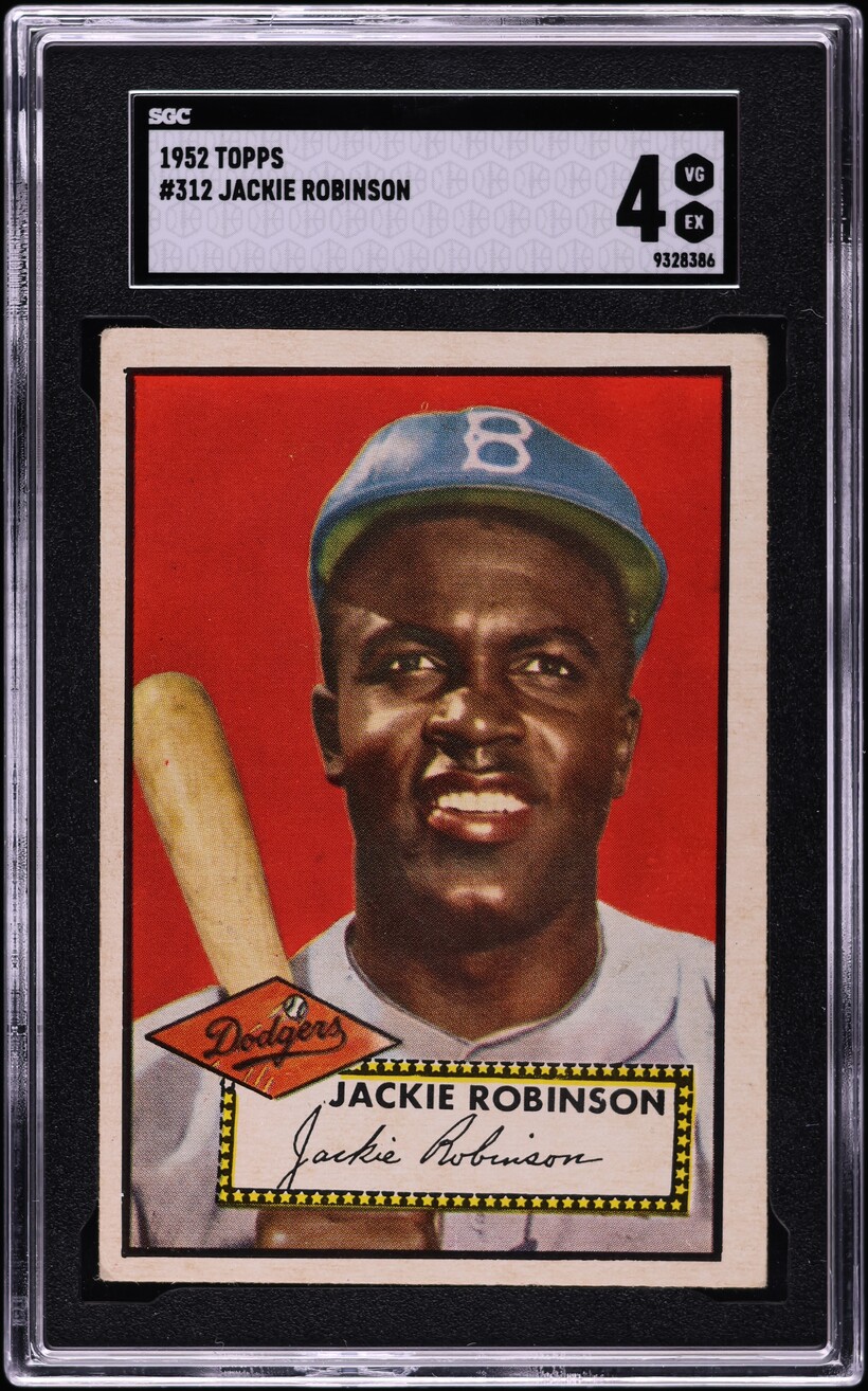 1952 Topps Jackie Robinson #312 SGC 4 VGEX