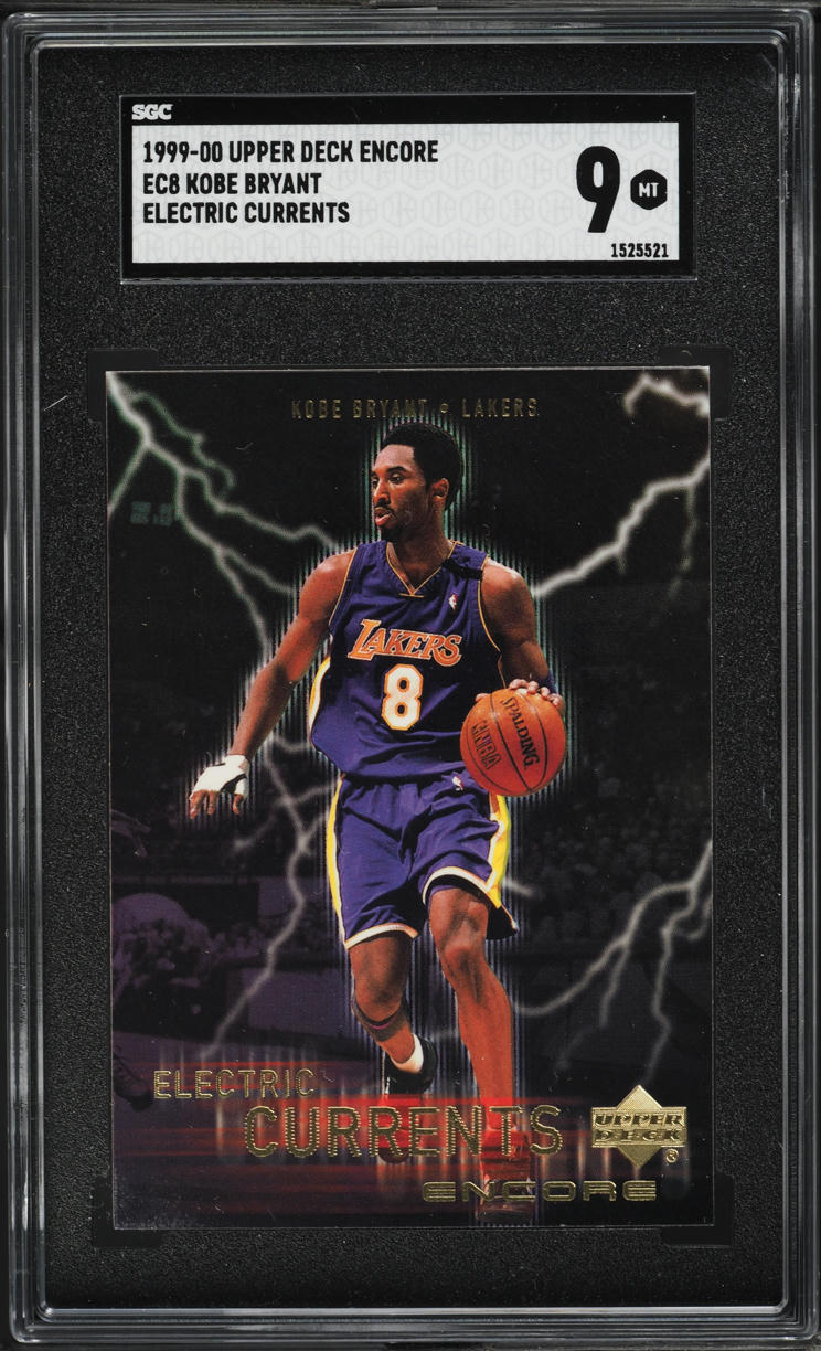 1999 Upper Deck Encore Electric Currents Kobe Bryant #EC8 SGC 9 MINT