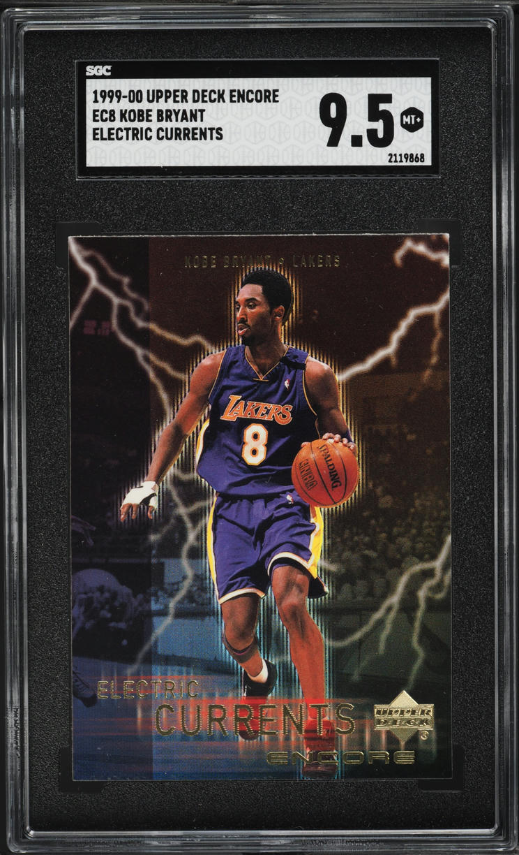 1999 Upper Deck Encore Electric Currents Kobe Bryant #EC8 SGC 9.5 MINT+