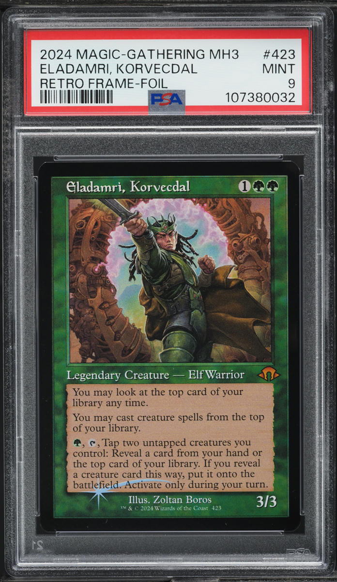 2024 MTG Modern Horizons 3 Retro Frame-Foil Eladamri, Korvecdal #423 PSA 9 MINT on Fanatics Collect 2024 MTG Modern Horizons 3 Retro Frame-Foil Eladamri, Korvecdal #423 PSA 9 MINT on Fanatics Collect