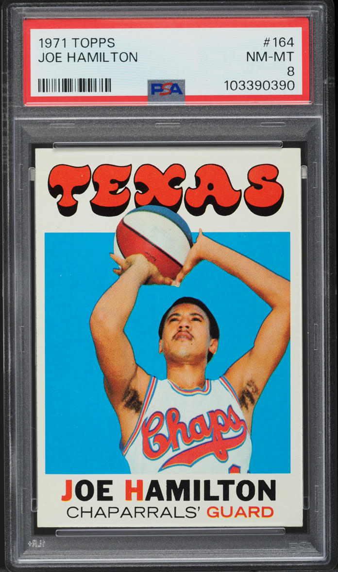 1971 Topps Basketball Joe Hamilton #164 PSA 8 NM-MT