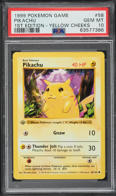 1999 Pokemon Base Set Shadowless 1st Edition Yellow Cheeks Pikachu