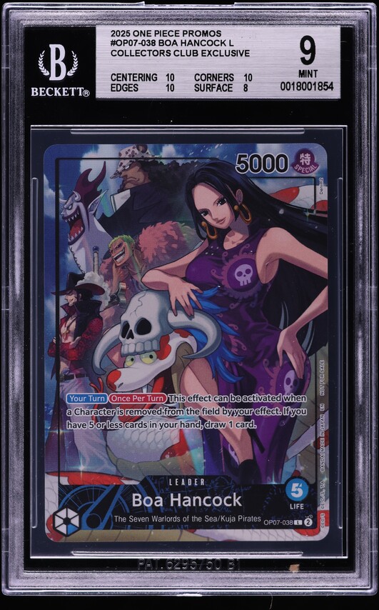 2025 One Piece PSA Magazine Exclusive Alt Art Leader Boa Hancock