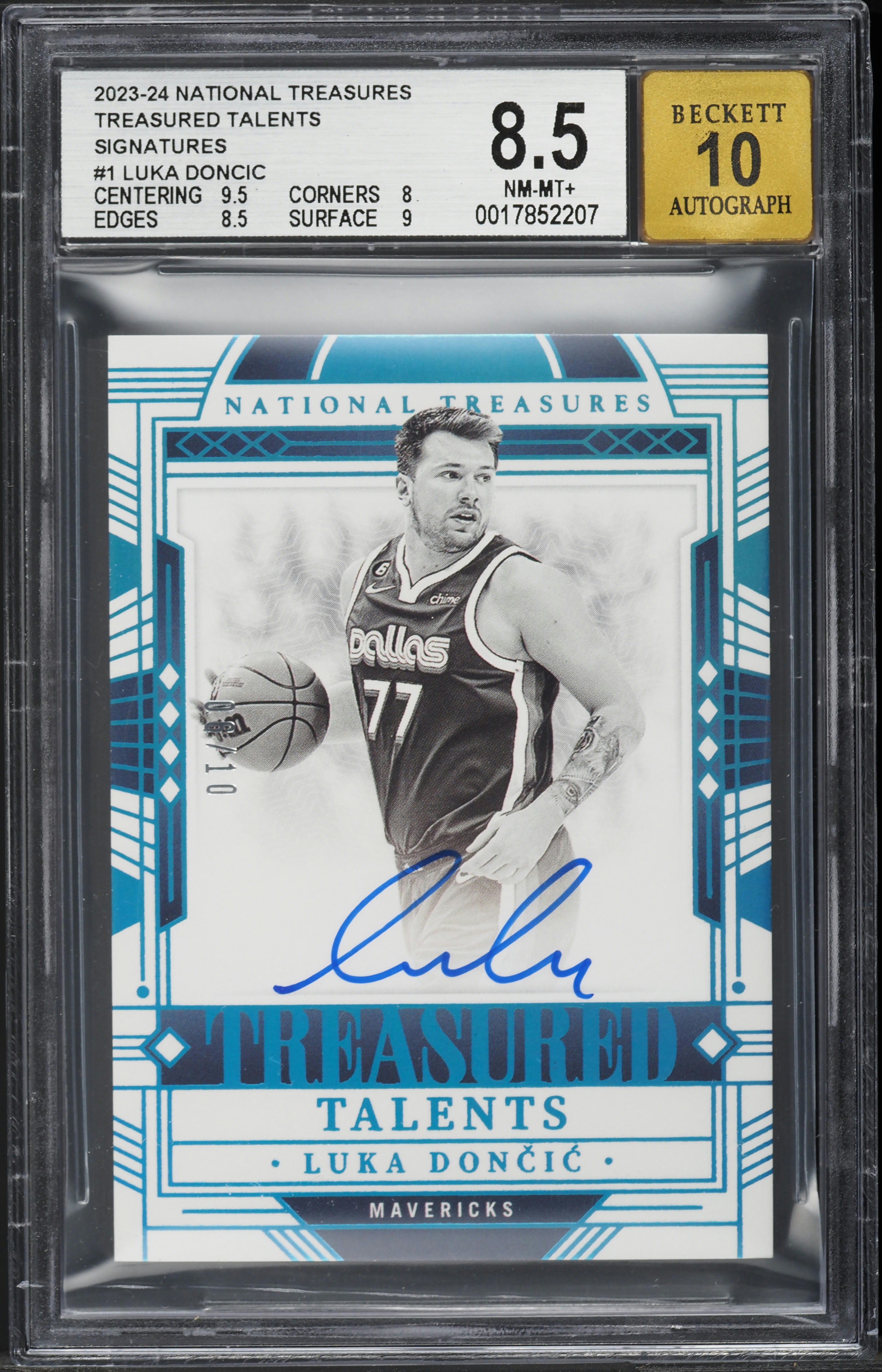 2023 National Treasures Treasured Talents Luka Doncic AUTO /10 #1