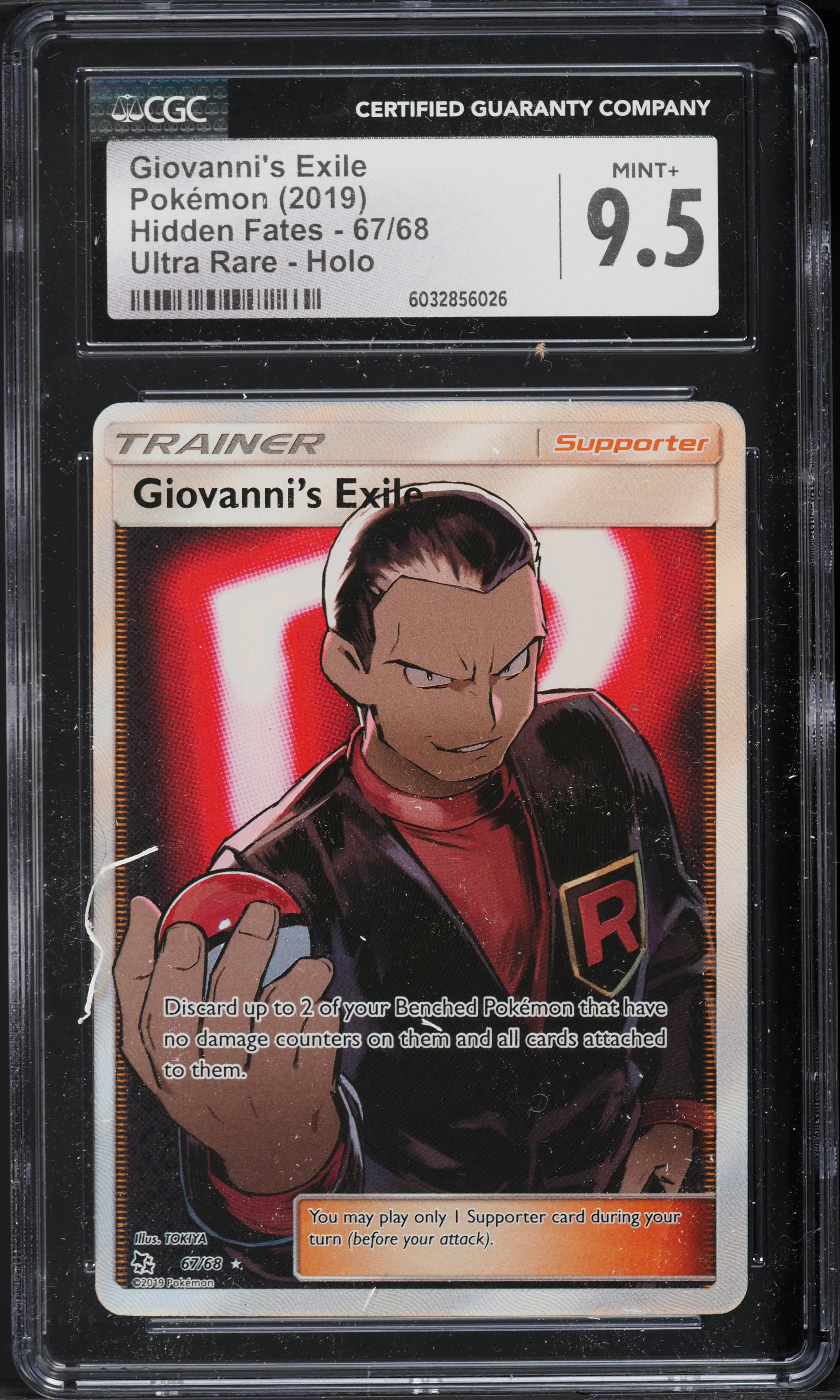 giovanni's exile pokemon card Giovanni's Exile - 174/214 - Unbroken Bonds main image 0