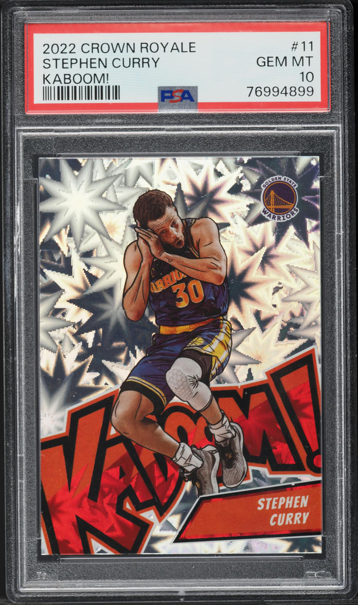2022 Crown Royale Kaboom! Stephen Curry #11 PSA 10 GEM MINT