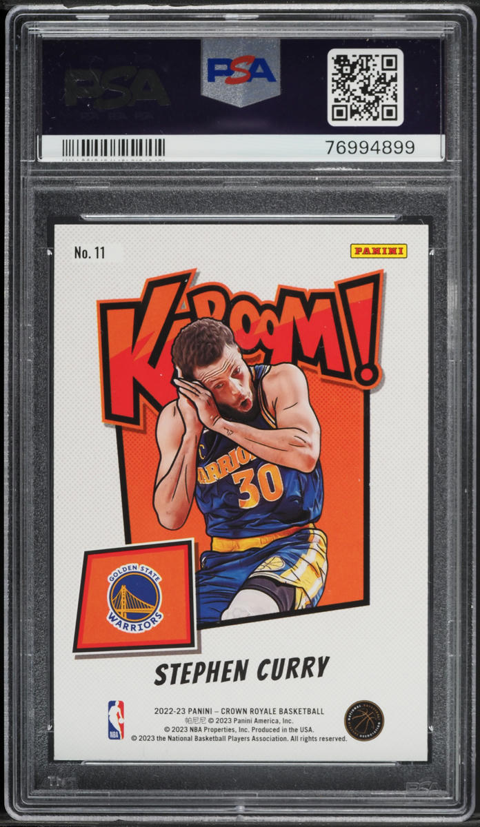 2022 Crown Royale Kaboom! Stephen Curry #11 PSA 10 GEM MINT