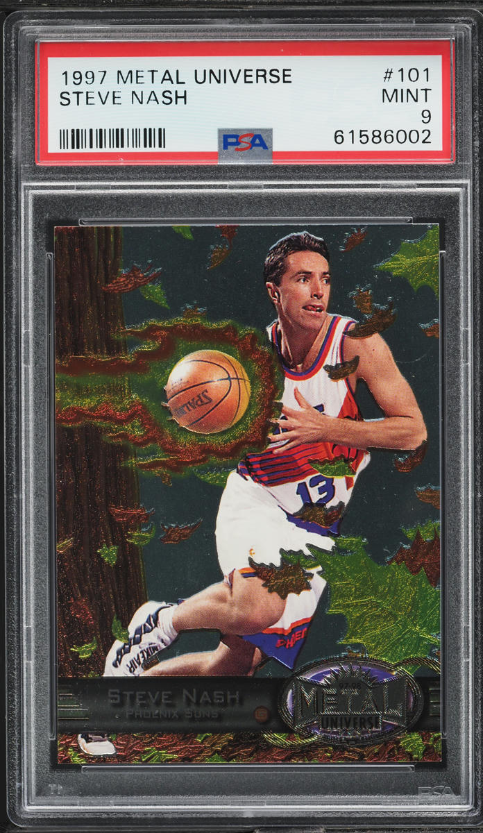 1997 Metal Universe Steve Nash #101 PSA 9 MINT