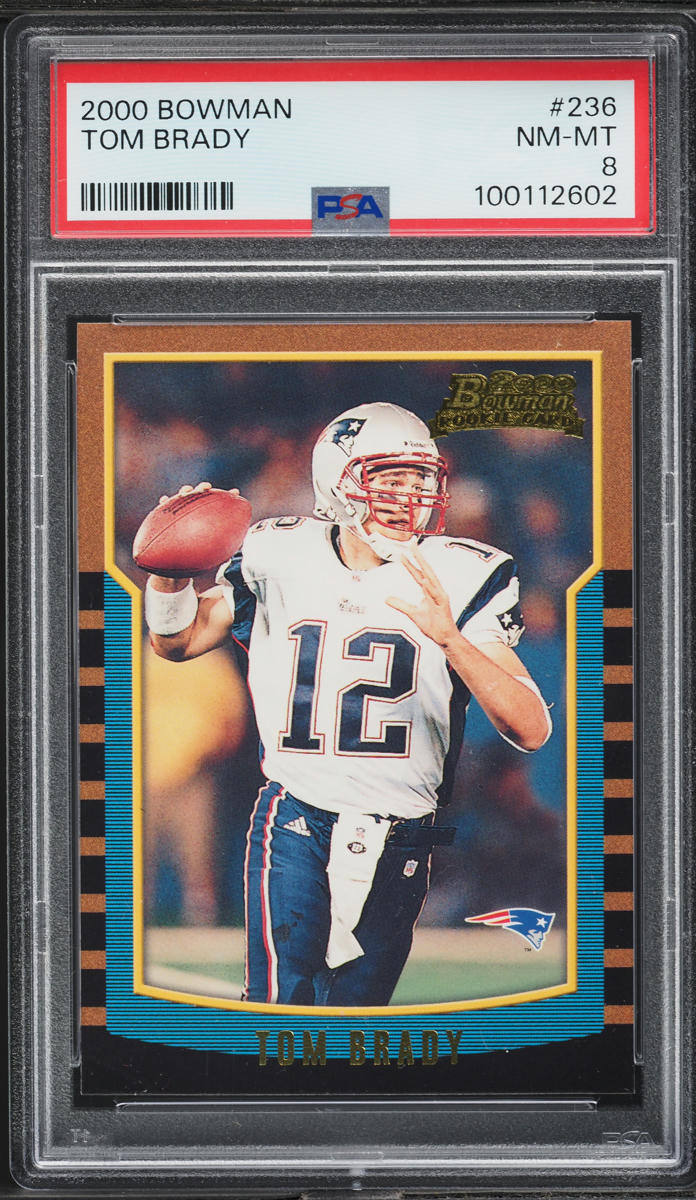 2000 Bowman Football Tom Brady ROOKIE #236 PSA 8 NM-MT