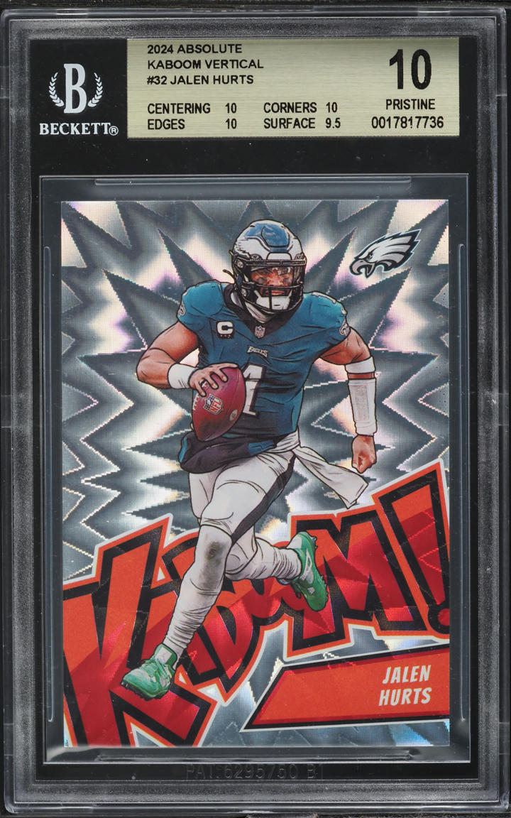 2024 Absolute Kaboom Vertical Jalen Hurts #32 BGS 10 PRISTINE