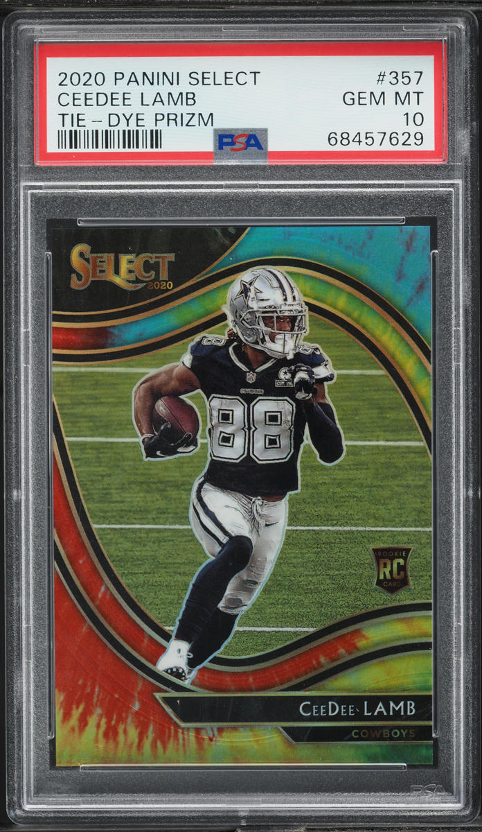 2020 Select Field Level Tie-Dye Prizm Ceedee Lamb ROOKIE /25 #357