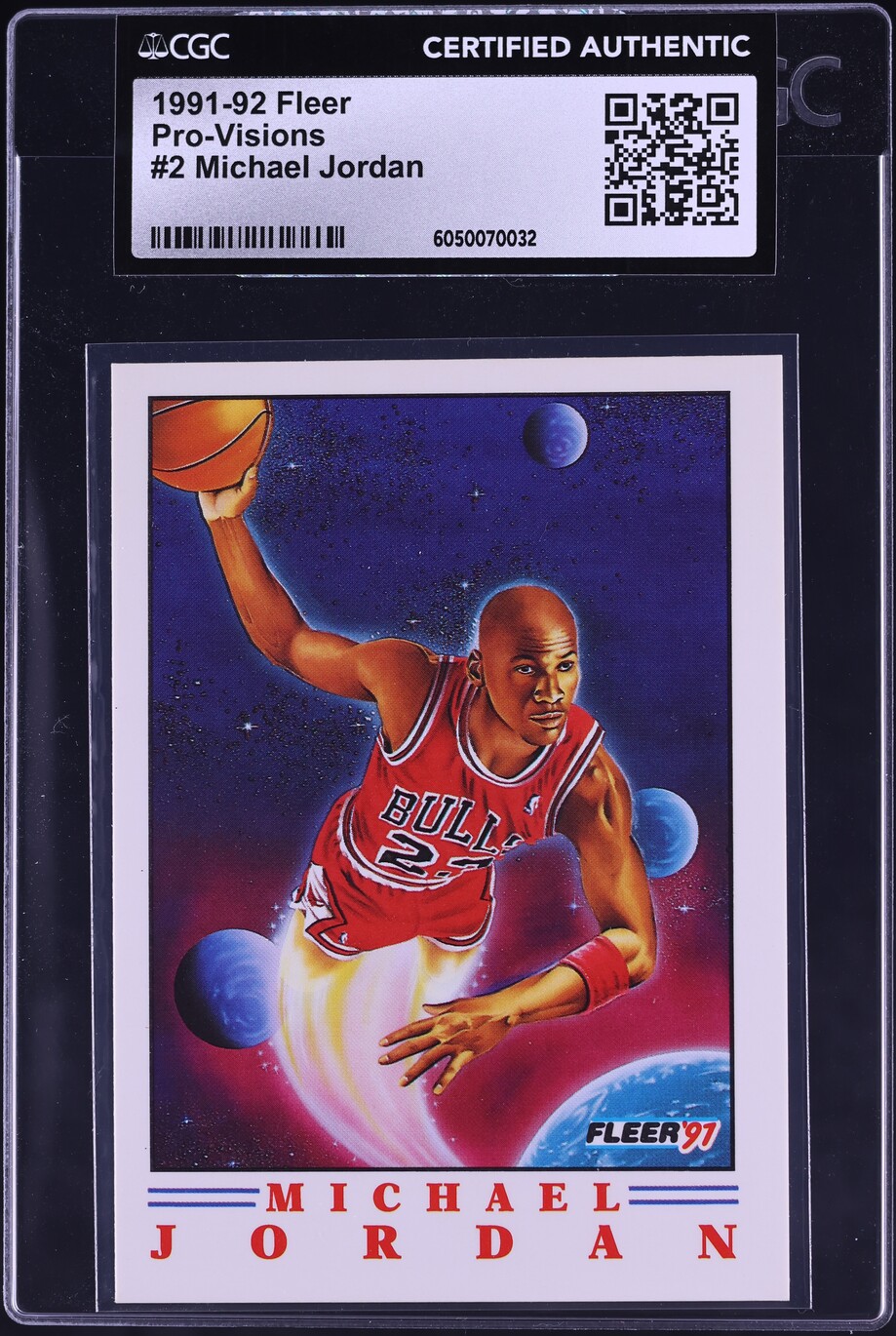 1991 Fleer Pro-Visions Michael Jordan #2 CGC AUTH