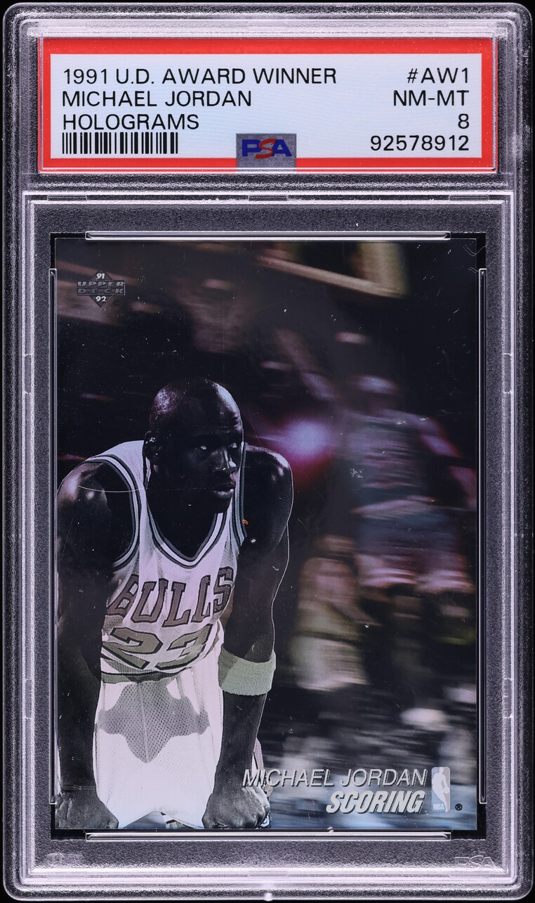 michael jordan aw1 card with hologram