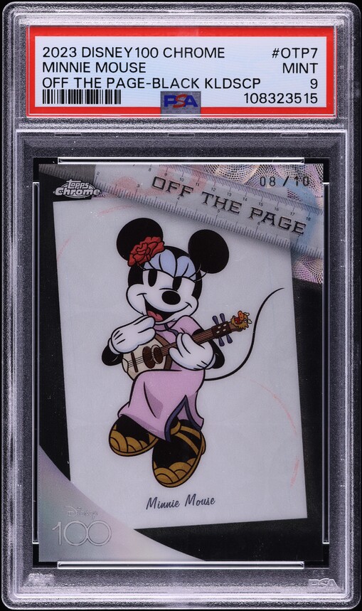 2023 Topps Chrome Disney 100 Roz Pink /399 PSA 10 on Fanatics Collect
