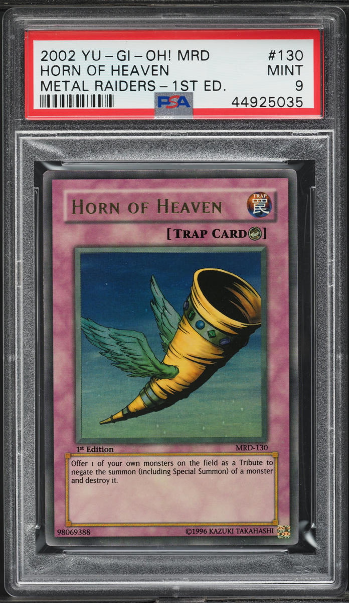 yugioh metal raiders cards PSA Set Registry: Collecting the Classic 2002 Yu-Gi-Oh!: Metal Raiders (MRD) Trading Card Game Set