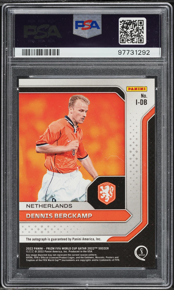 2022 Panini Prizm World Cup Qatar International Ink Dennis