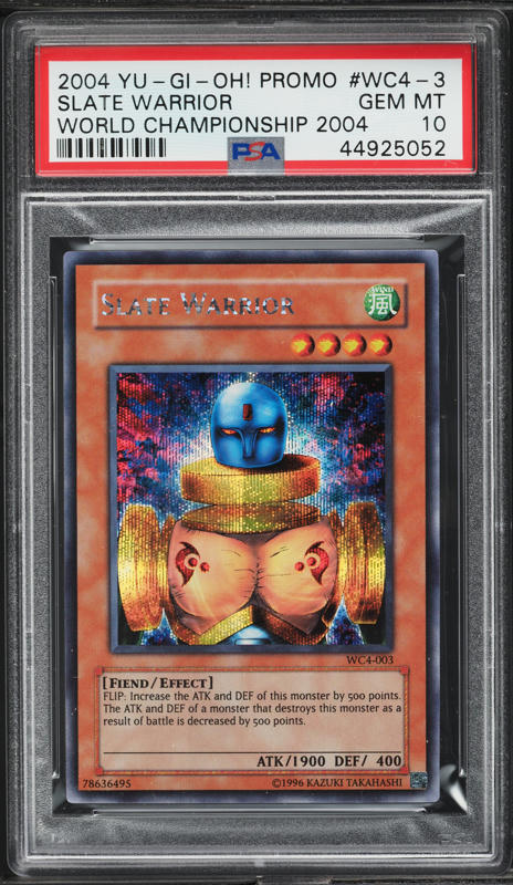 2004 Yu-Gi-Oh! World Championship Tournament Slate Warrior #WC4