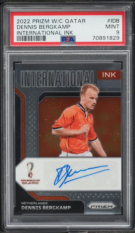 2022 Panini Prizm World Cup Qatar International Ink Dennis