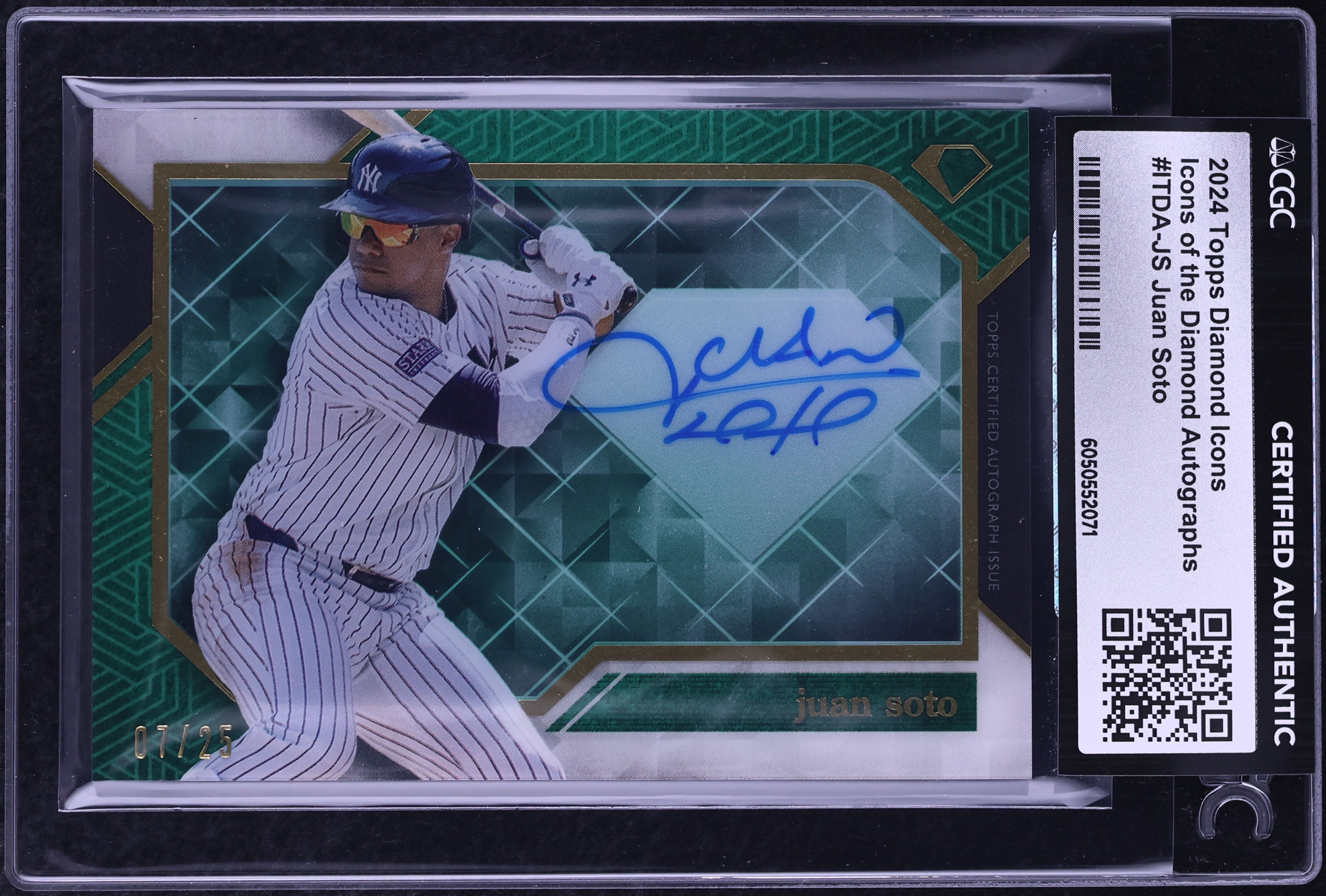 topps diamond icons juan soto 5シリauto | DFK.QC.CA