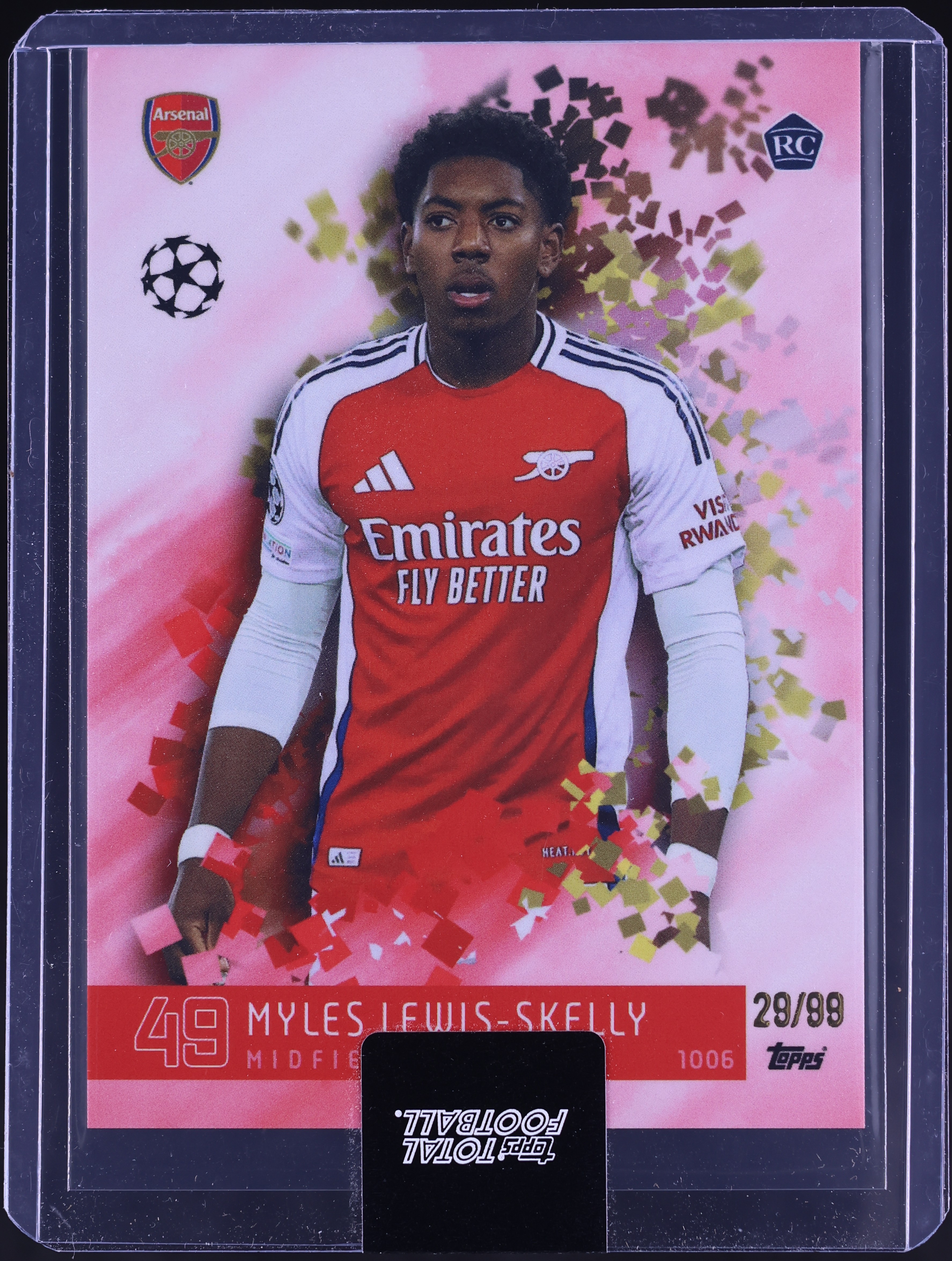 2024 Topps Total Football Myles Lewis-Skelly ROOKIE /99 #1006 on