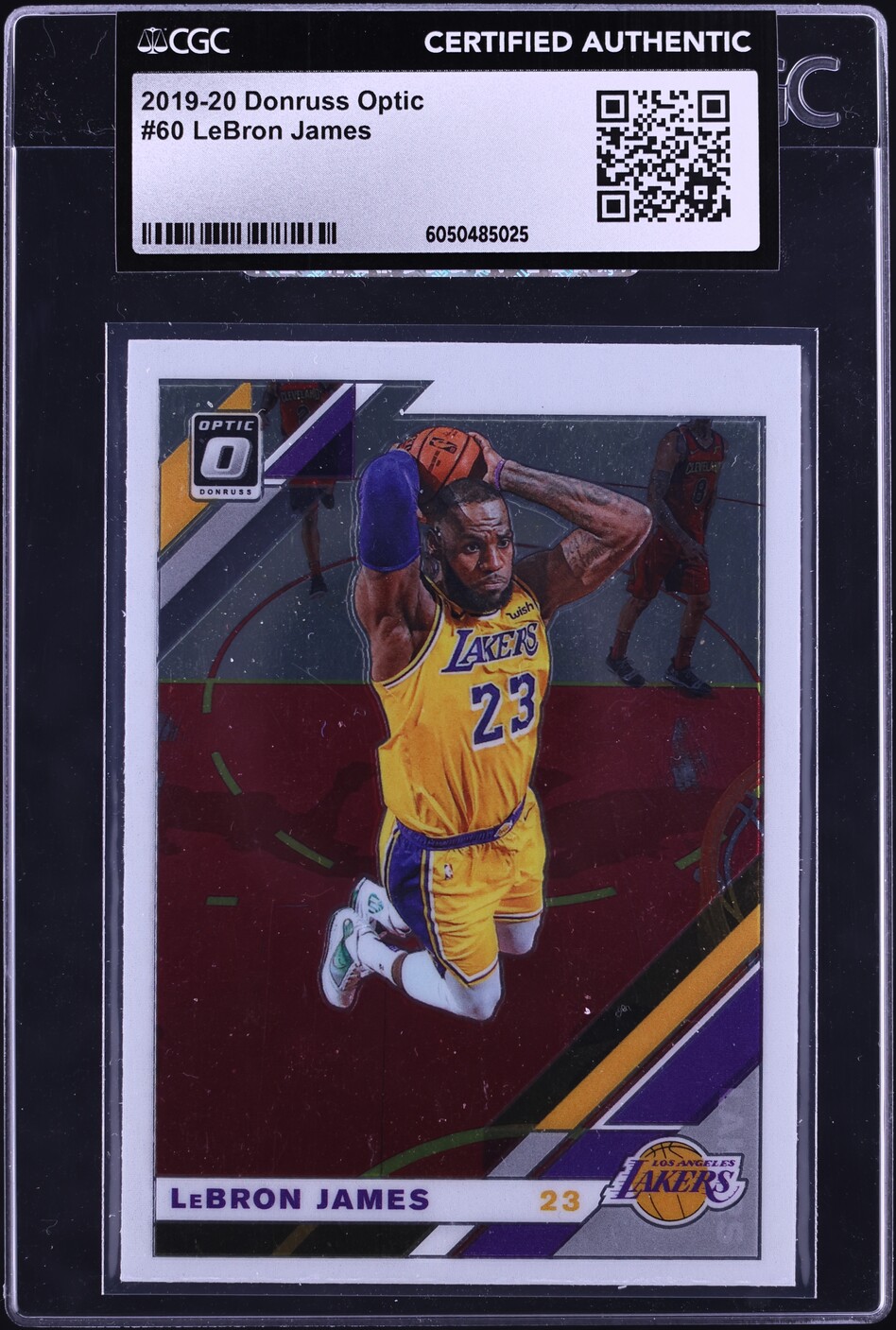 2019 Donruss Optic LeBron James #60 CGC AUTH