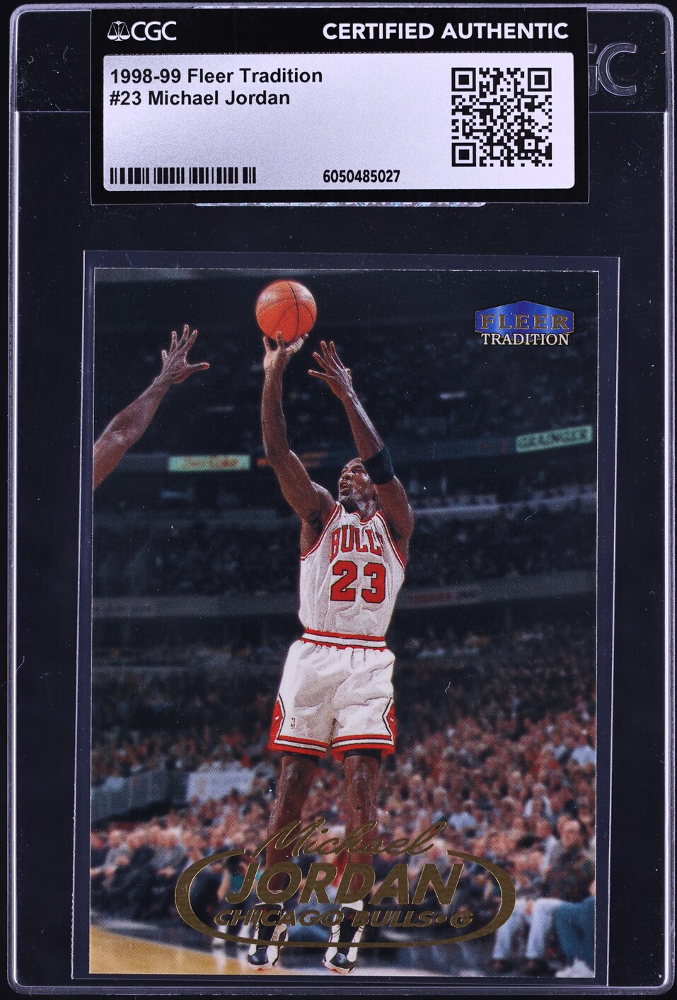 1998 Fleer Tradition Michael Jordan #23 CGC AUTH