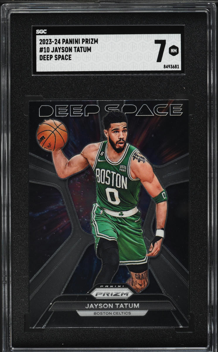 2023 Panini Prizm Deep Space Jayson Tatum #10 SGC 7 NRMT