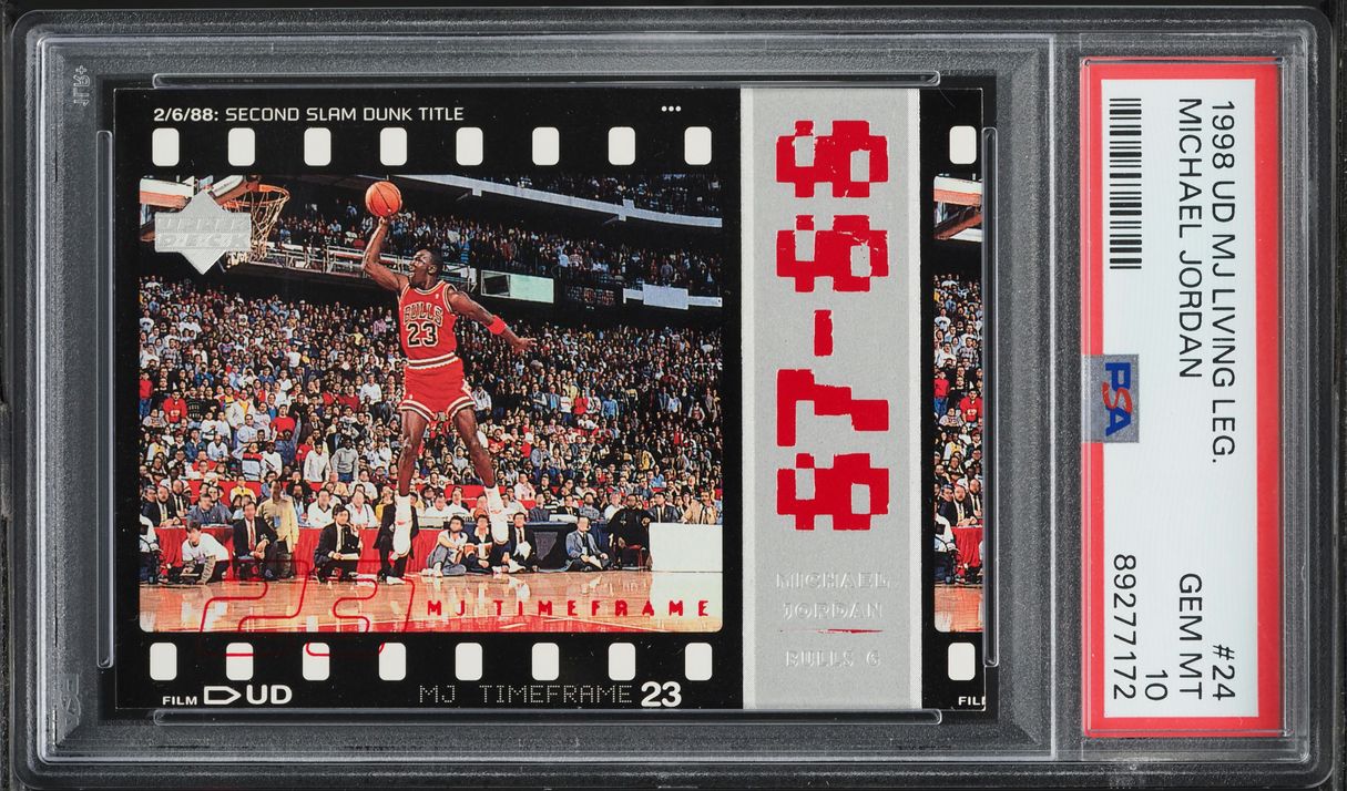 1998 Upper Deck MJ Living Legend Michael Jordan #24 PSA 10 GEM