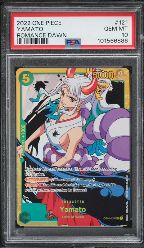 2023 One Piece Gift Collection Yamato #ST09-012 PSA 10 GEM MINT on