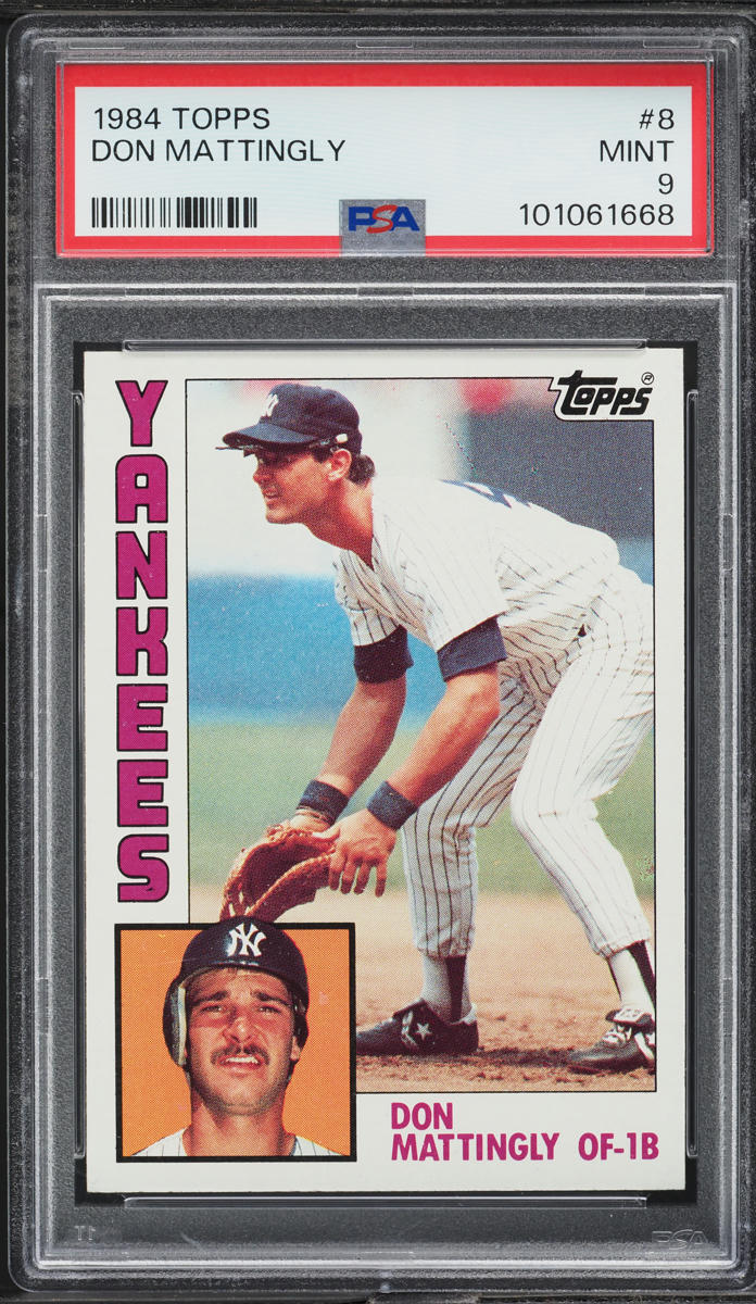 1984 Topps Don Mattingly ROOKIE #8 PSA 9 MINT