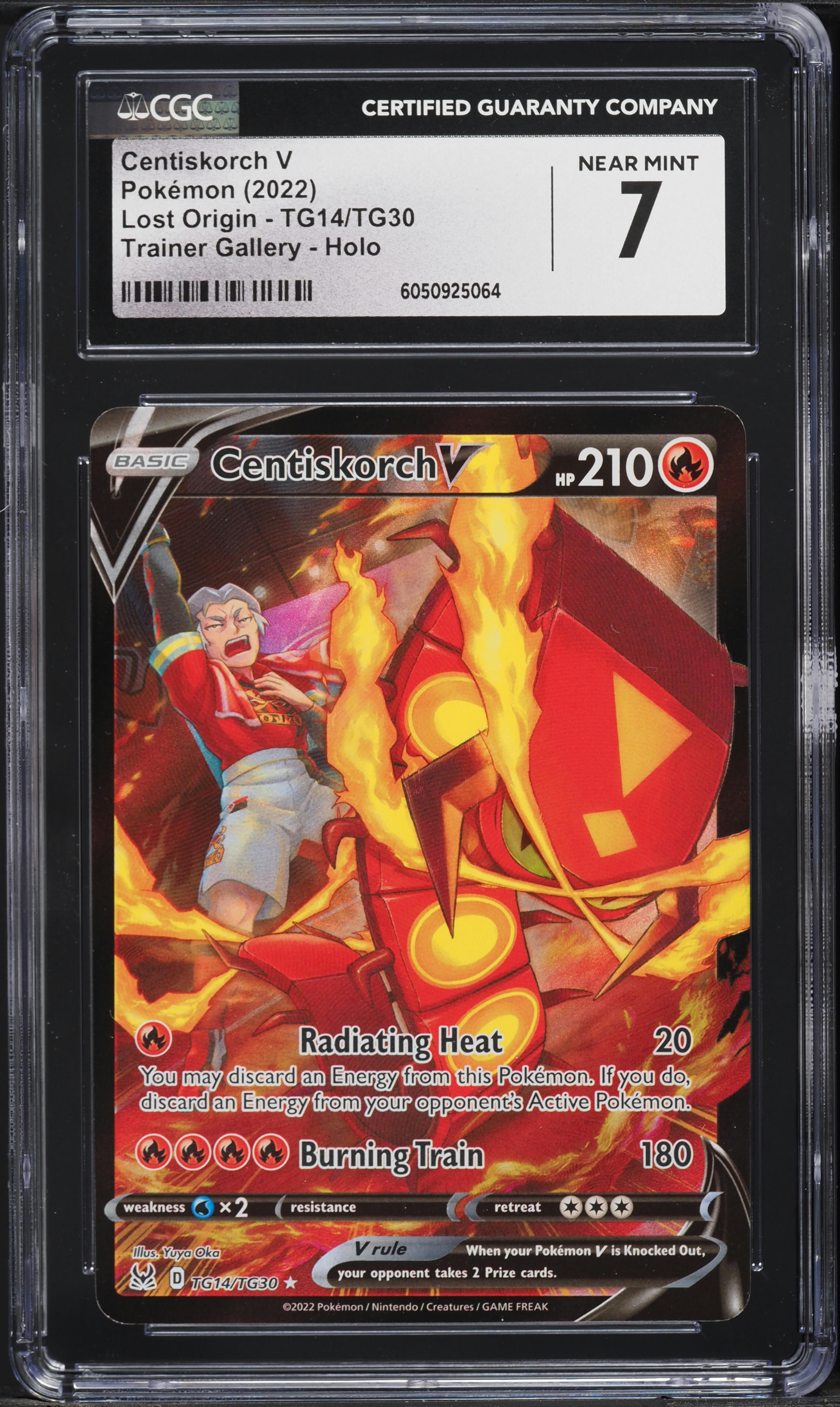 2022 Pokemon Lost Origin Trainer Gallery Holo Centiskorch V #TG14