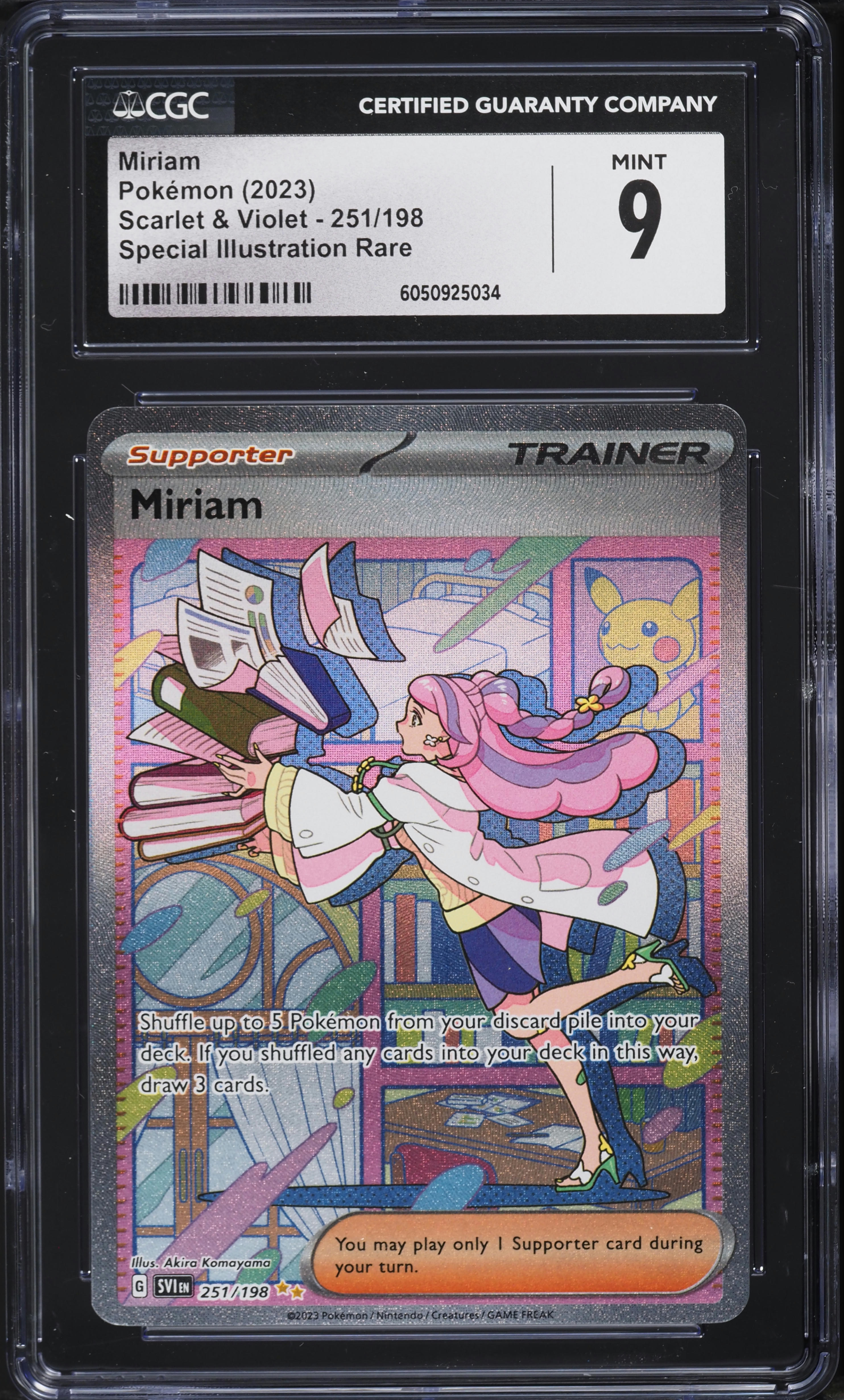 Miriam - 251/198 Scarlet & Violet Special Illustration Trainer - NM/MINT