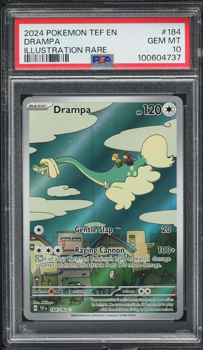 2024 Pokemon Scarlet & Violet Temporal Forces IR Drampa #184 PSA 10 GEM MINT