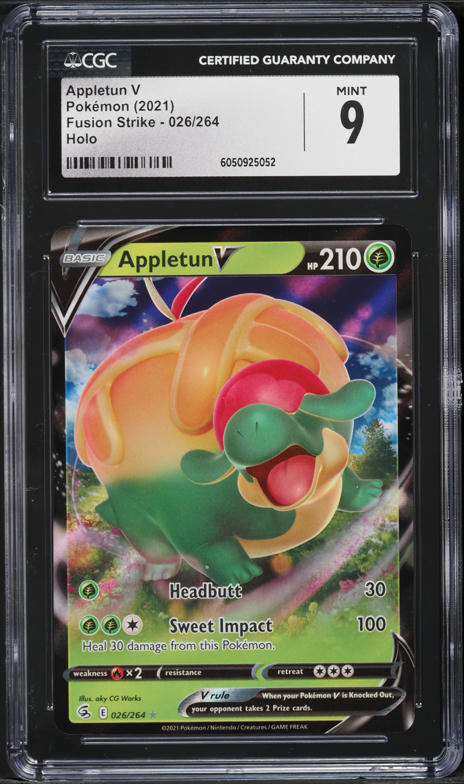 Pokemon TCG Fusion Strike 026/264 Appletun V Card