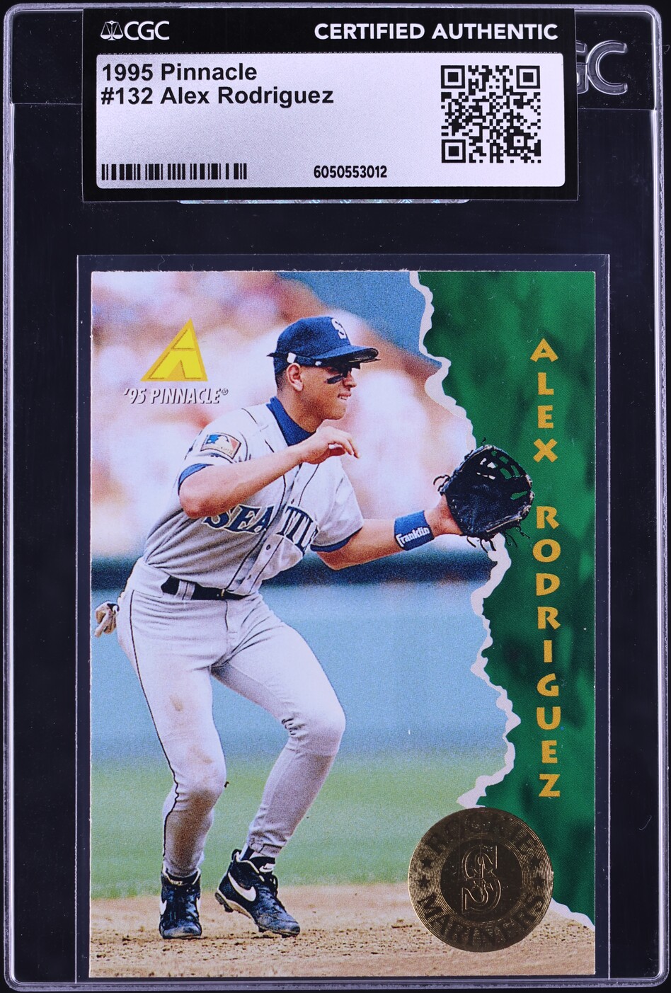 1995 Pinnacle Alex Rodriguez #132 CGC AUTH