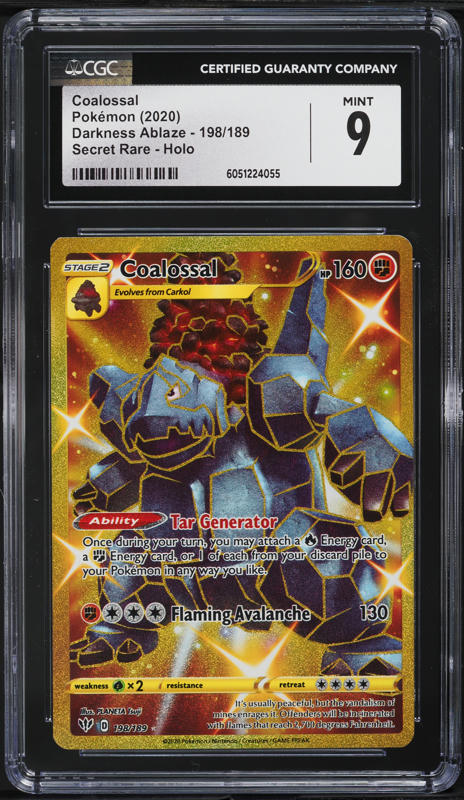 Coalossal (Secret) - SWSH03: Darkness Ablaze [SECRET RARE] | Ozzie Collectables